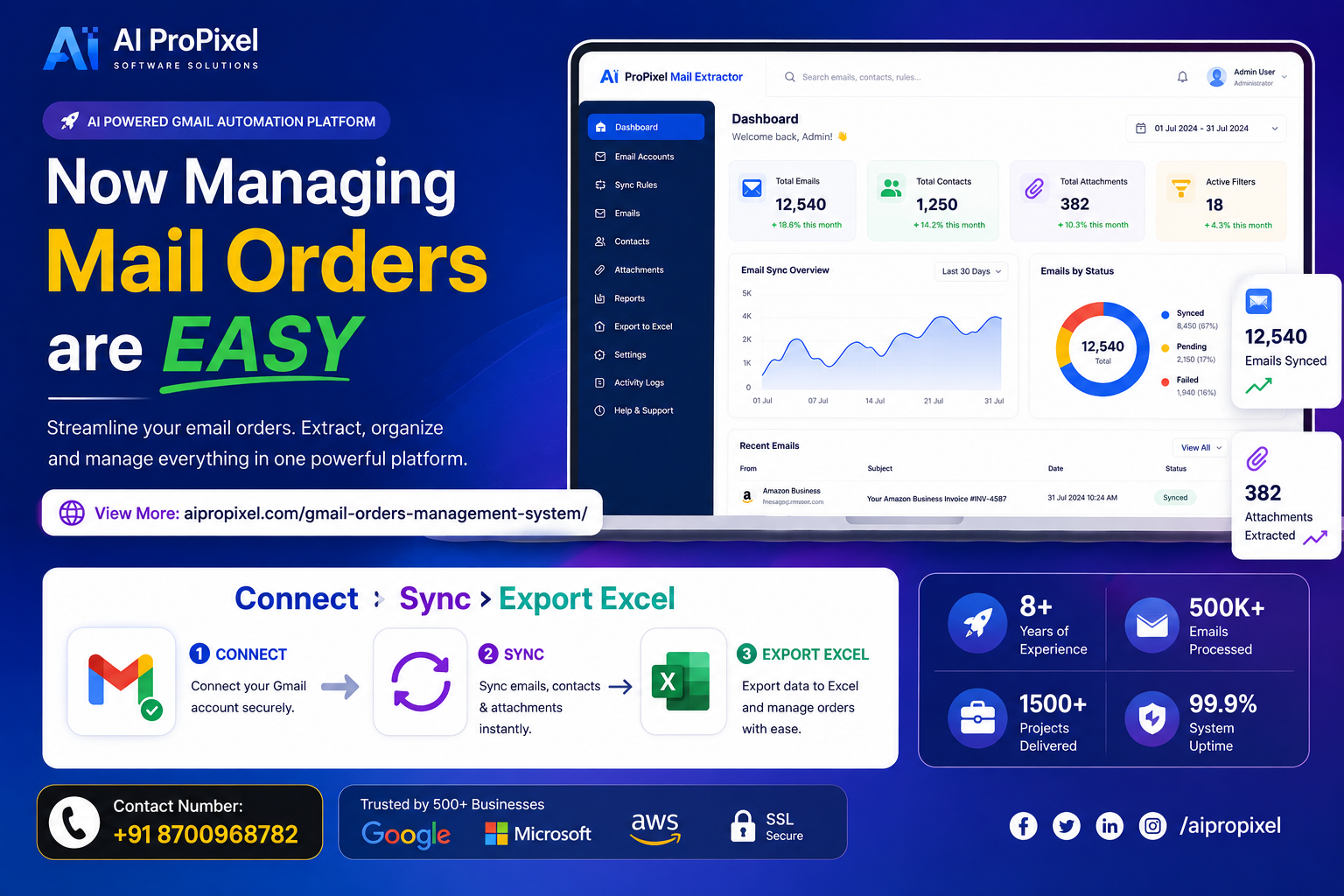 Gmail Order Management System