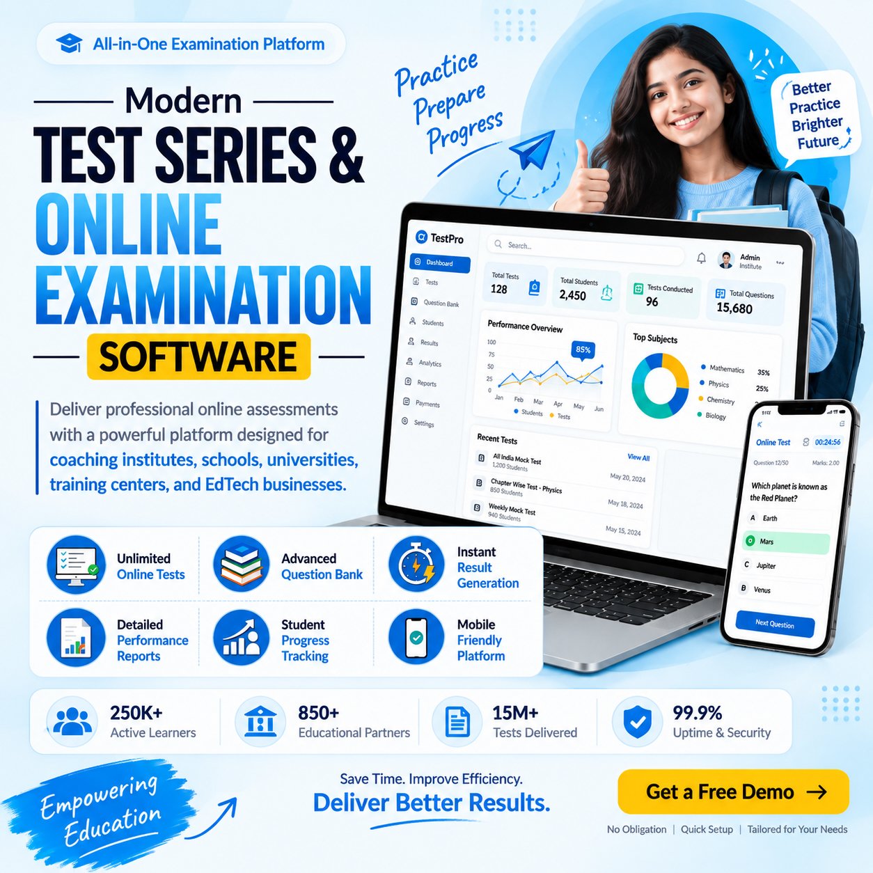 Online Test Series and Examination Software