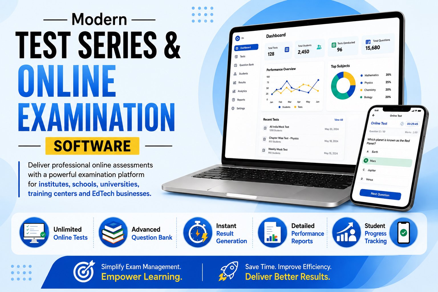 Online Examination Software for Institutes